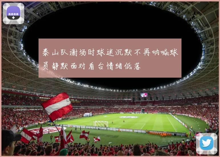 泰山队谢场时球迷沉默不再呐喊球员静默面对看台情绪低落